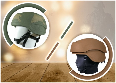 Rifle Helmet for protection against 7.62mm API bullets